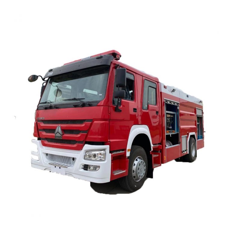 18m High Spray Arm Sinotruk HOWO Foma Water Tower Fire Truck 6X4 12000L Large Flow Fire Rescue Truck (25)