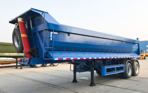 2 Axles 30CBM End Tipper Dump Semi Trailer插图