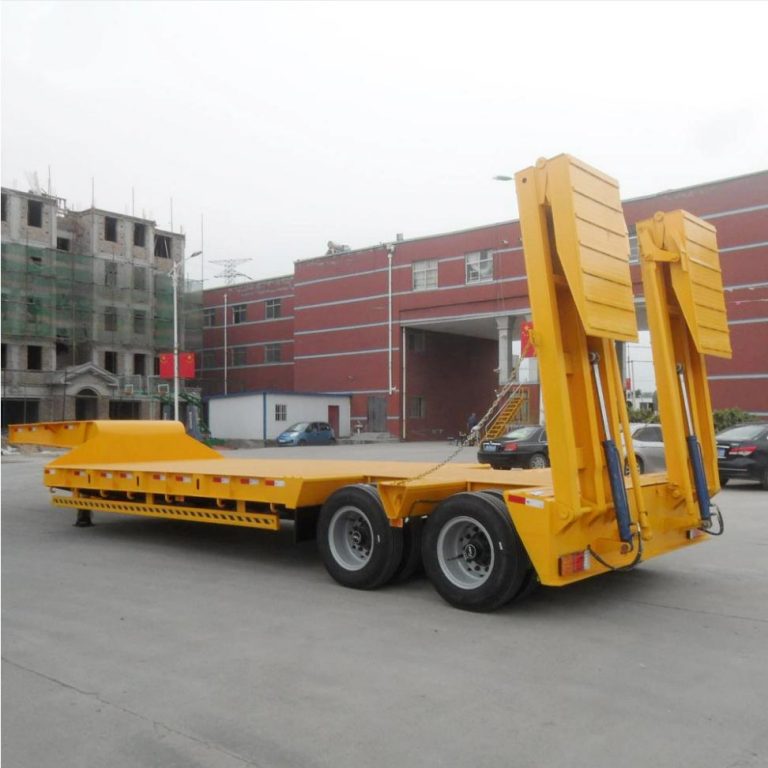 2-Axle 40t Low-Bed Trailer with Automatic Ramp (14)