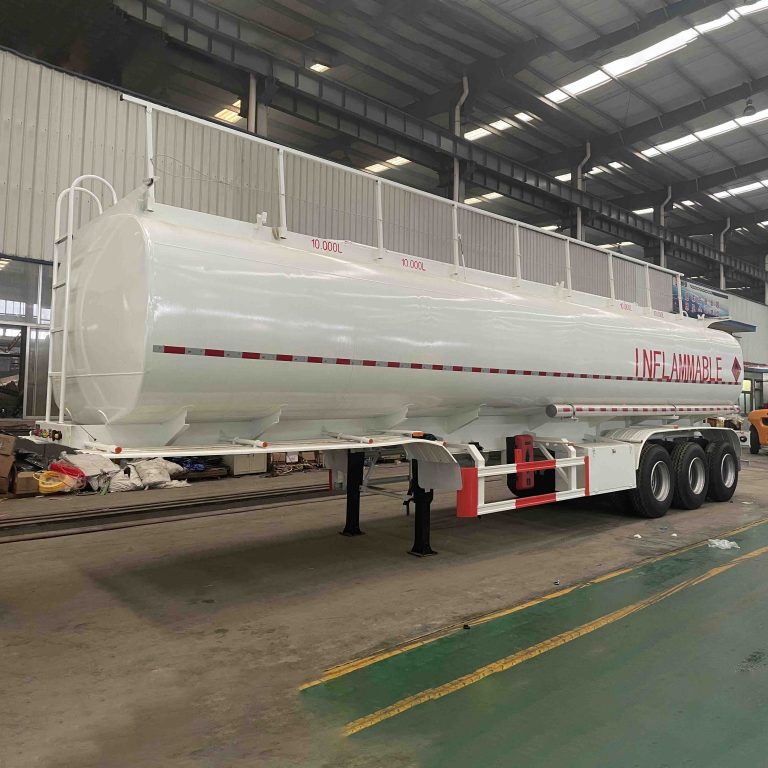 3 Axles 4 Compartments Feul Tanker Semi Trailer (2)