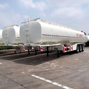 3 Axles 40000L 4 Compartments Fuel Tanker Trailer for Sale in Guinea (2)