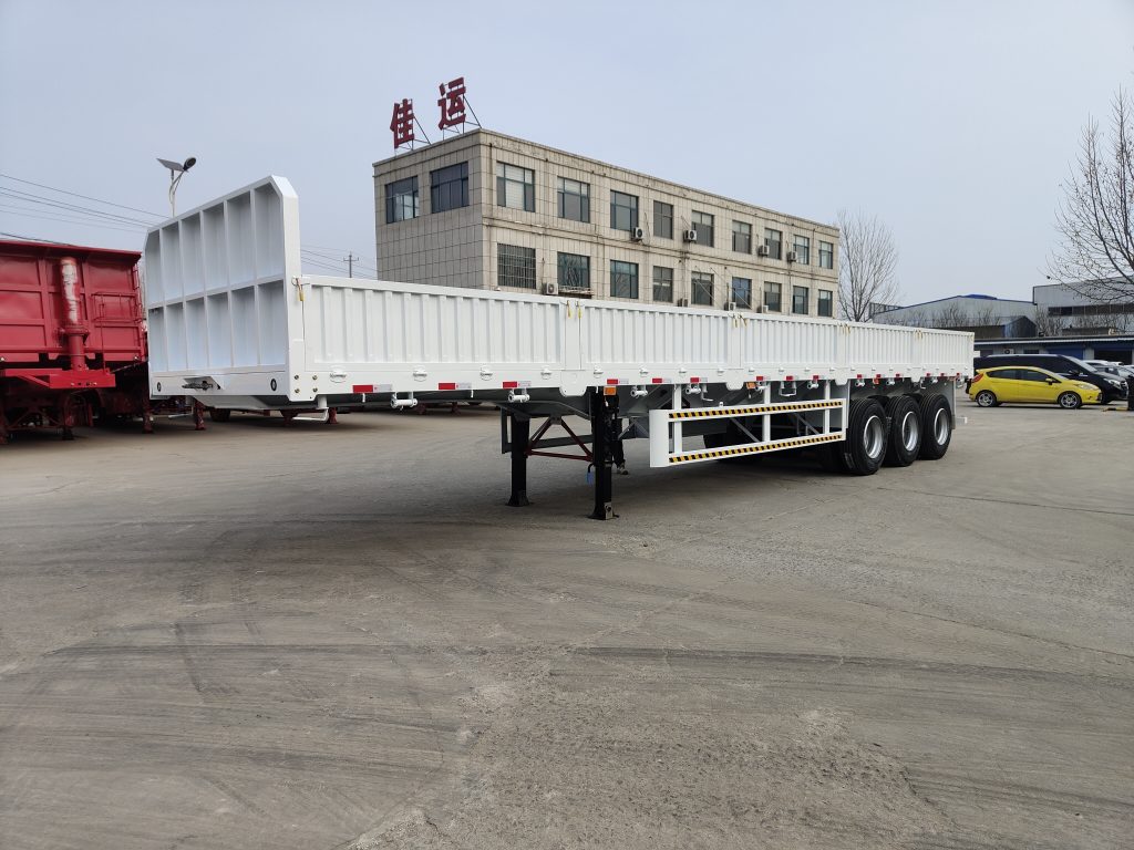 3 Axles Drop Side Trailer with 600mm Height Side Walls插图