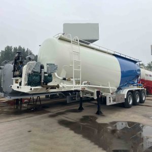 35CBM Aluminum Alloy Bulk Cement Silo Tank Smei Trailer (11)