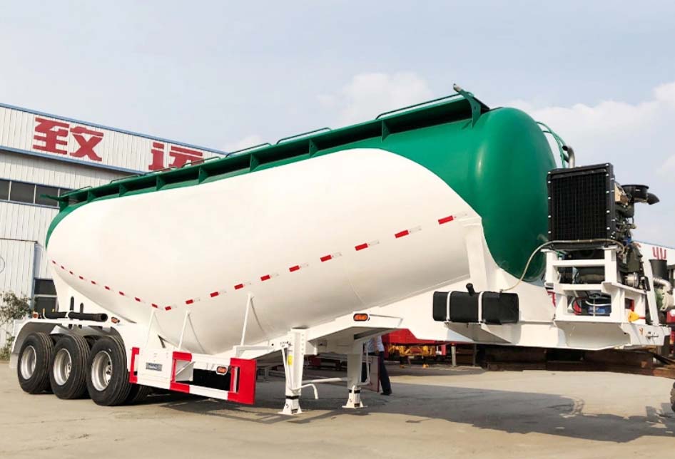 40CBM 3 Axles Cement Bulk Tank Semi Trailer插图