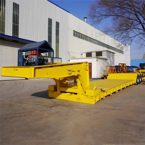 Detachable Removable Gooseneck Heavy Load LowboyLowbed Semi Trailer-1