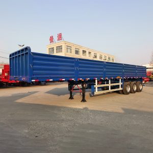 Sidewall Cargo Bulk Drop Side Semi Trailer (10)