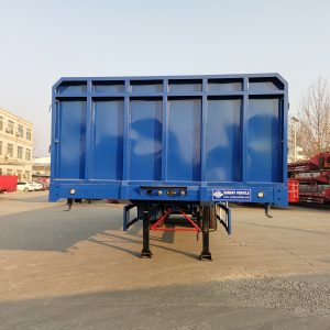 Sidewall Cargo Bulk Drop Side Semi Trailer (11)