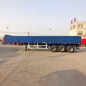 Sidewall Cargo Bulk Drop Side Semi Trailer (9)