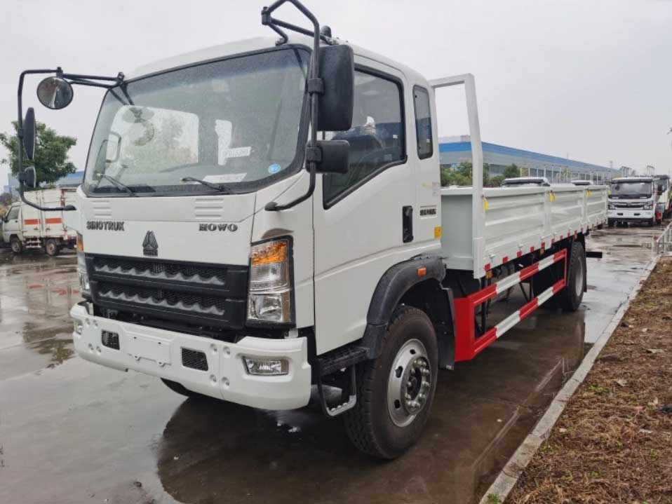 Sinotruk HOWO 4X2 371HP Lorry Truck Cargo Truck with Sidewall插图