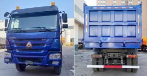 10 Wheels HOWO 6X4 371HP DUMP TRUCK for Sale插图1